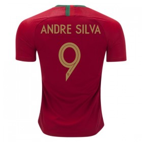 Camisolas de Futebol Portugal Ander Silva 9 Equipamento Principal Copa do Mundo 2018 Manga Curta